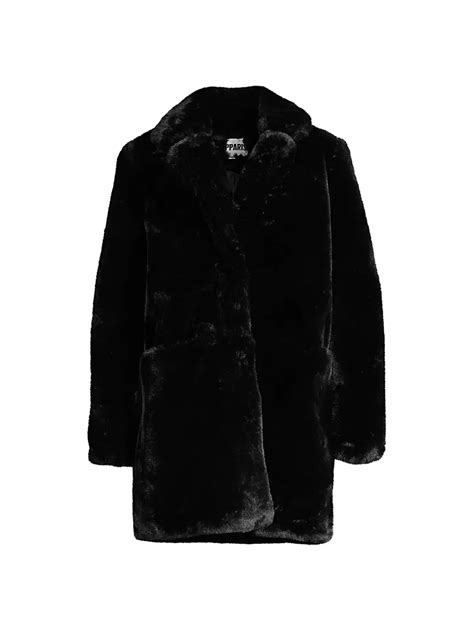 Apparis Sasha Faux Fur Coat Flash Sales