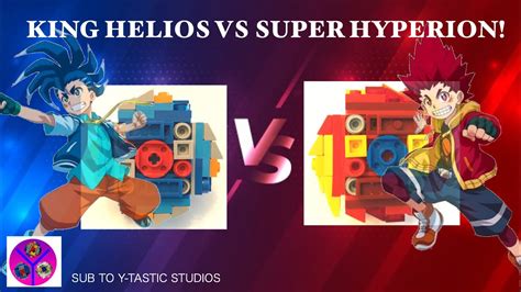 Lego King Helios Vs Super Hyperion Lego Beyblade Battles Beyblade