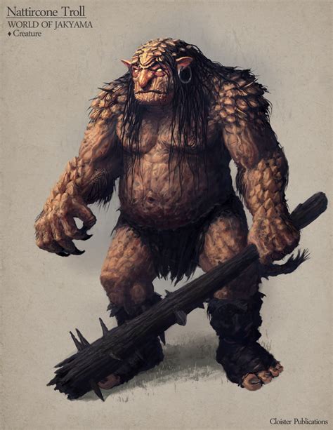 Nattircone Troll - Creature concept by Cloister on DeviantArt