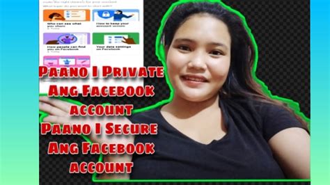 Tutorial I Private Ang Facebook Account Paano I Secure Ang Facebook