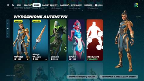 Sklep Fortnite Nowy Skin Odyseja Pla Owa Wied Ma Eminem