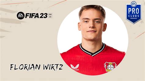 Fifa Pro Club Face Creations Florian Wirtz Pro Club Look Alike