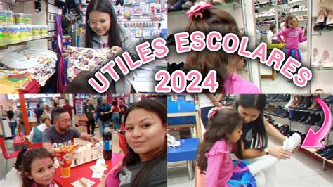 COMPRANDO UTILES ESCOLARES PARA NUESTRA HIJA 2024 Monica Quiroga