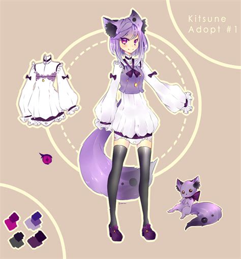 Kitsune Adopt 1 Closed By Shiroegi On Deviantart