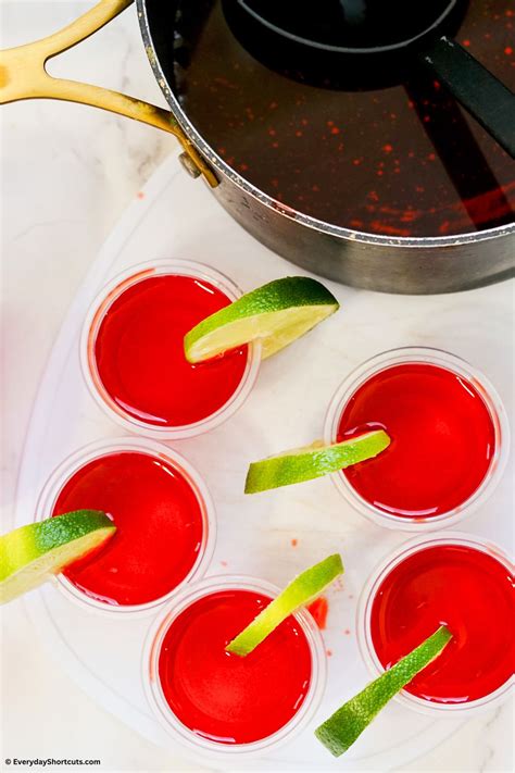 Watermelon Margarita Jello Shots Everyday Shortcuts