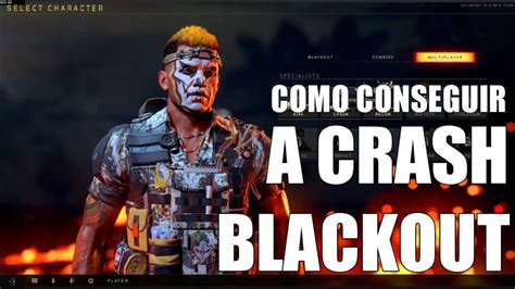 Como Desbloquear A Crash En Blackout Cod Black Ops Blackops