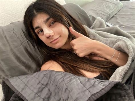 Mia Khalifa change de visage découvrez son nouveau nez hors de prix