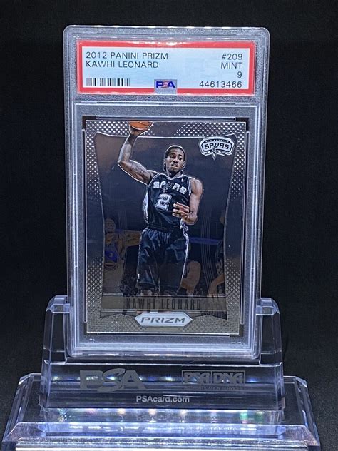 Panini Prizm Kawhi Leonard San Antonio Spurs Rc Rookie Psa