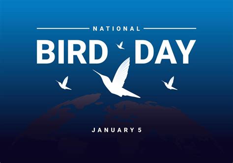 National Bird Day Background Celebrated On January 5 16225151 Vector