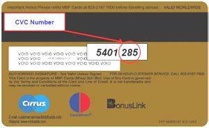 What is the CVC on my credit card used for?