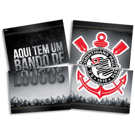 Painel Personalizado Corinthians Aqui Tem Um Bando De Loucos