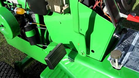 1969 John Deere 140 W46 Deck Pto Operation Youtube