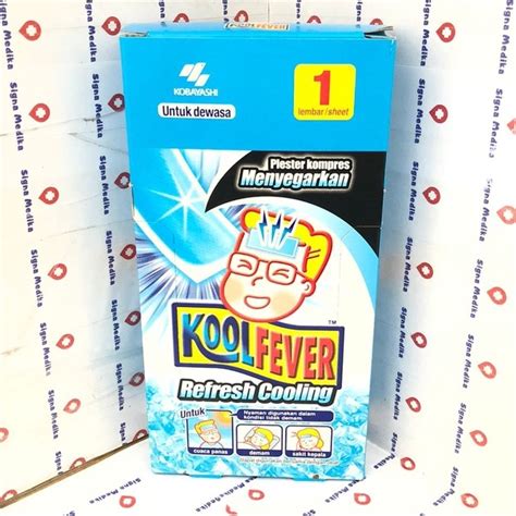 Jual Kool Fever Dewasa Box Isi Sachet Plester Kompres Demam Dewasa