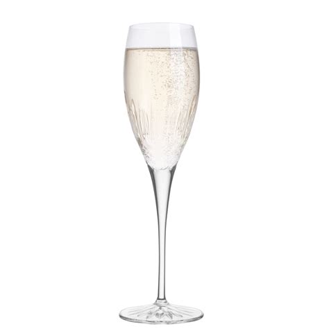 Luigi Bormioli Diamante Prosecco Champagne Glasses Set Of 4 The