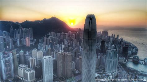 Hong Kong Ferry Pier - Drone Photography