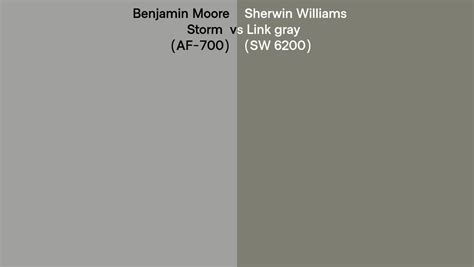 Benjamin Moore Storm Af 700 Vs Sherwin Williams Link Gray Sw 6200