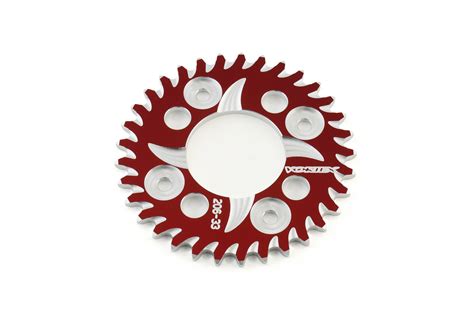 Buy Vortex Rear Sprocket 33 Tooth Red And Silver 420 Chain Grommsx125