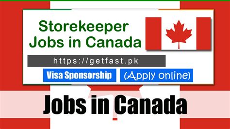 Storekeeper Jobs In Canada With Visa Sponsorship 2024 Apply Online