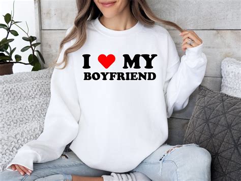 I Love My Boyfriend T Shirt I Heart My Boyfriend Shirt Valentines Day