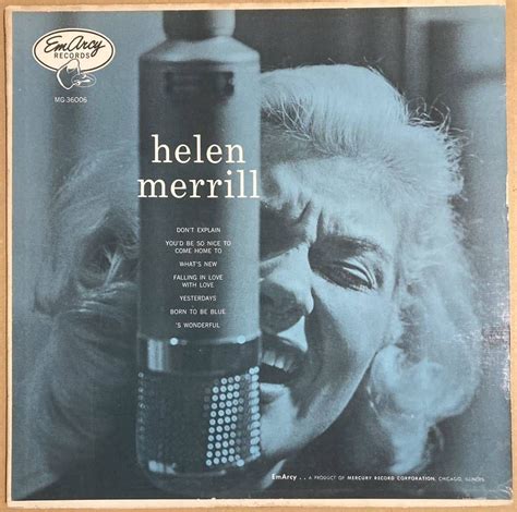 Helen Merrill With Clifford Brown Yahoo