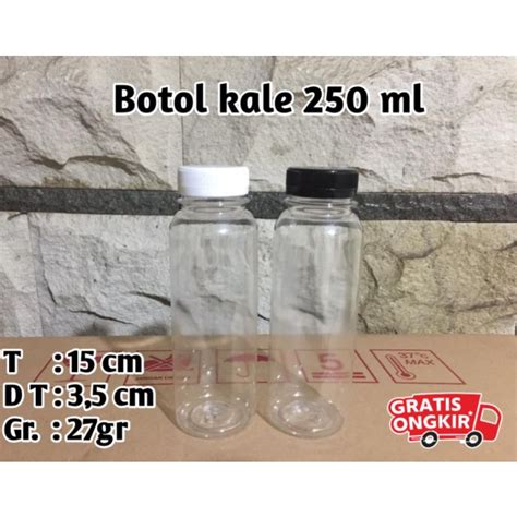 Jual Botol Kale Ml Botol Kopi Botol Coklat Ml Shopee