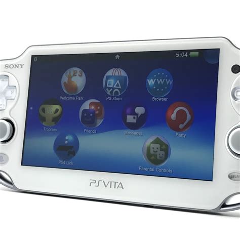 Sony Ps Vita Pch Crystal White Wi Fi Oled W Charger Excellent