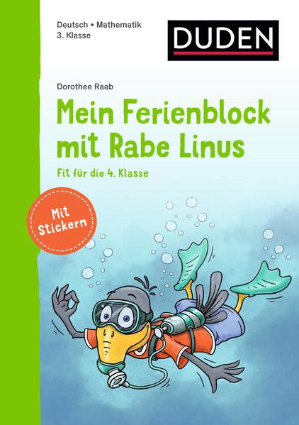 Mein Ferienblock Mit Rabe Linus M Ngelexemplar Kinderbuch Eu