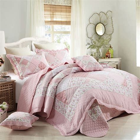 Chausub Quality Cotton Patchwork Quilt Set Pcs Korean Style Quilts