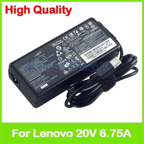 Slim 20v 6 75a Laptop Charger Ac Power Adapter For Lenovo Yoga 720 15ikb Y700 15acz Y700 15isk