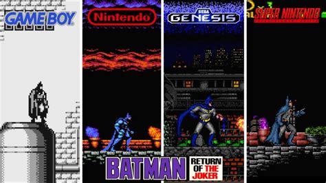 Batman Return Of The Joker Nes Vs Gb Vs Genesis Vs Snes