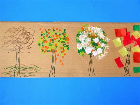 Easy Four Seasons Tree Craft For Kids Made In A Pinch