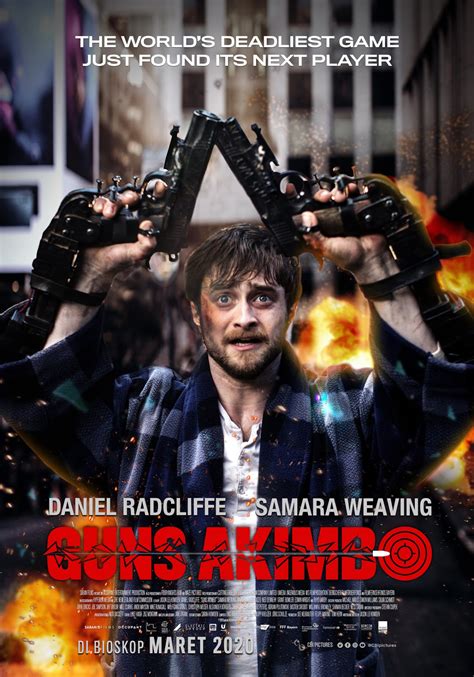 Guns Akimbo Indonesia poster - Daniel J Radcliffe Holland