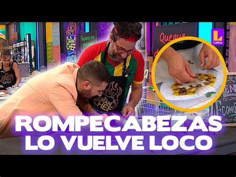 La Sufre Loco Wagner Se Atrasa Por Armar Rompecabezas Antes De Cocinar