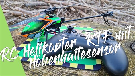 Eachine E 130 RFT RC Hubschrauber mit Höhnehaltesensor so einfach