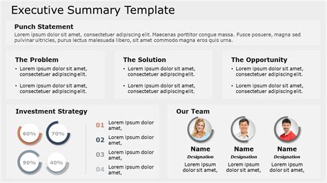 Different Types Of Executive Summary Templates For Engaging