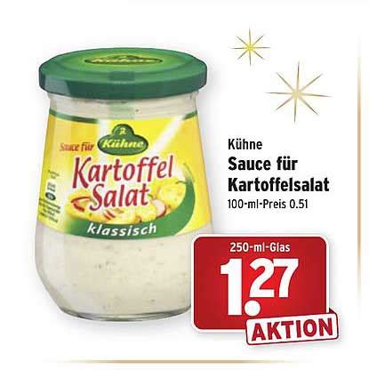 K Hne Sauce F R Kartoffelsalat Angebot Bei Wasgau Prospekte De