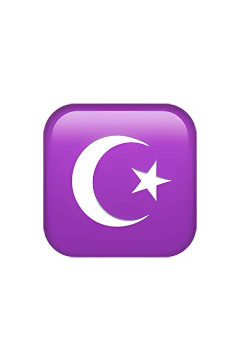 ☪️ Star And Crescent Emoji | Emoji, Stars, Ios emoji