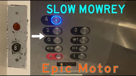 Epic Motor Wednesday SLOW 50fpm Mowrey Traction Elevator Former OTIS