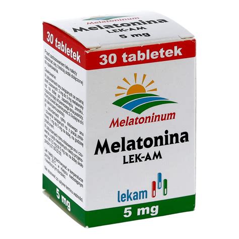 Melatonina LEK AM 5mg tabletki z melatoniną melatonina 5mg Apo