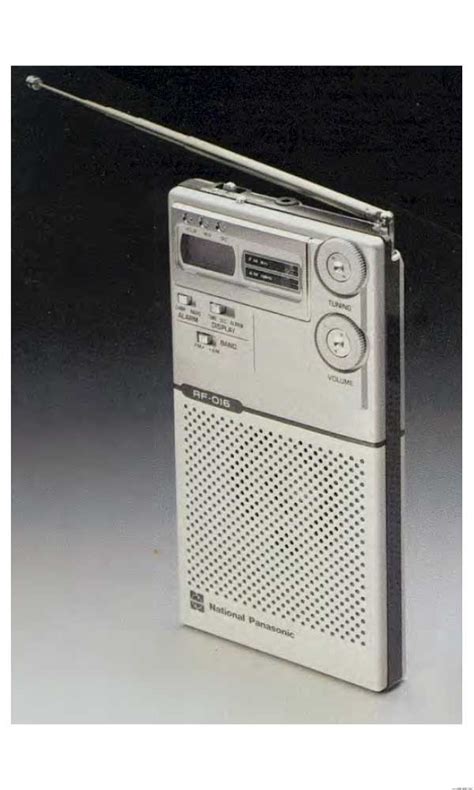 Panasonic RF-016 - Manual - AM/FM Portable Radio - HiFi Engine