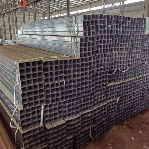 Galvanized Steel Square Rectangular Pipes Shs Hollow Section Welded Gi