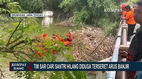 Tim SAR Gabungan Dikerahkan Cari Dua Santri Hilang Diduga Terseret