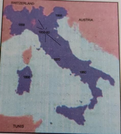 Explain Italy After Unification Map Brainly In