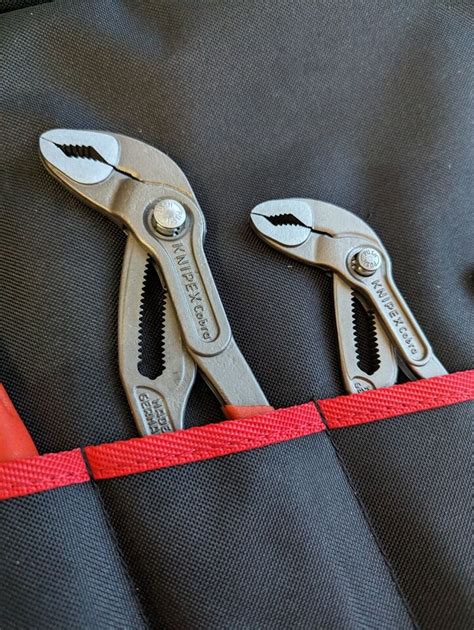 Knipex Cobra Piece Water Pump Pliers Set Push Button Adjustable