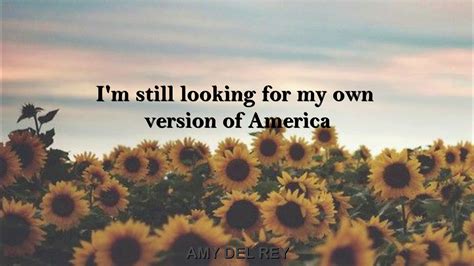 Lana Del Rey Looking For America Lyrics Youtube