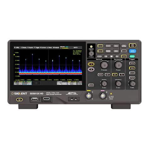 SIGLENT SDS812X HD Oscilloscope 100MHz 2 Channels 12 Bit Batter Fly