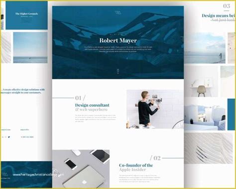 Professional Personal Website Templates Free Of Personal Website