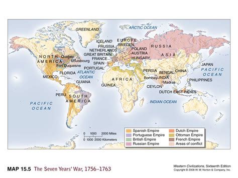 7 Years War Map Europe United States Map