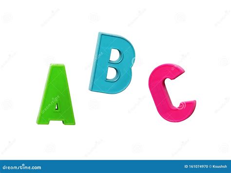Colorful Plastic Letters ABC Stock Photo - Image of alphabet, blue ...