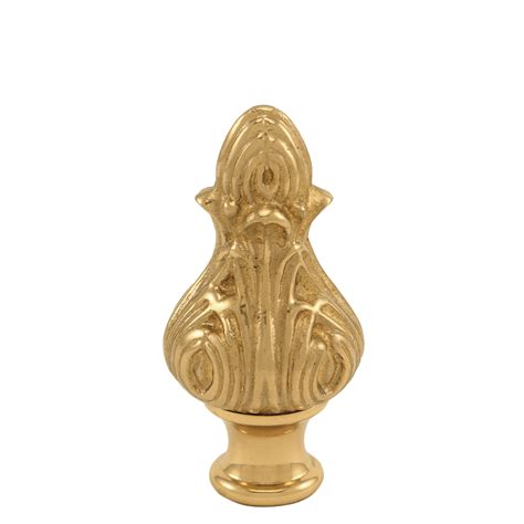 B Carved Spire Finial Showcase